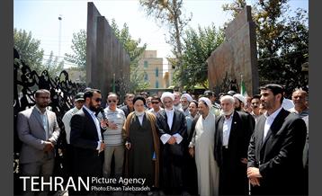 آیین افتتاح پروژه فرهنگی راه شهداء 2