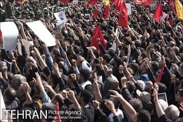 تشییع پیکر مطهر شهید محسن حججی 34