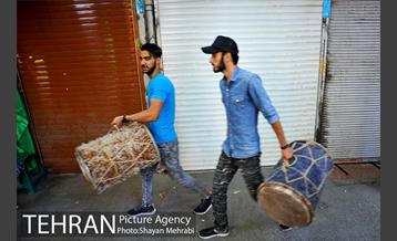 سیاهه فروشان بازارتهران در آستانه محرم 25