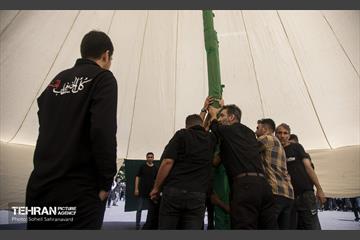 خیمه سوزان ظهر عاشورا در چهارراه گلوبندگ 38