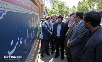 افتتاح بوستان شهدای خدمت و ۲۱۰ پروژه منطقه ۱۰ 13