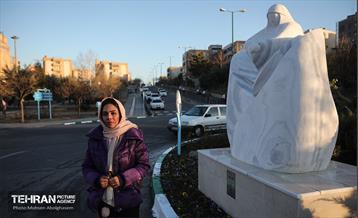 آیین رونمایی از المان مادر شهید 6