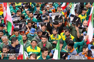 تشییع پیکر مطهر پاکبان شهید «حسن خیران»