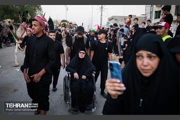 کاروان نمادین اسرای کربلا در مسیر طویریج  40