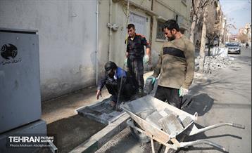 پیاده راه سازی و بهسازی خیابان کلیم کاشانی