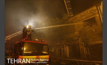 آتش سوزی گسترده در خیابان امیرکبیر 2 32