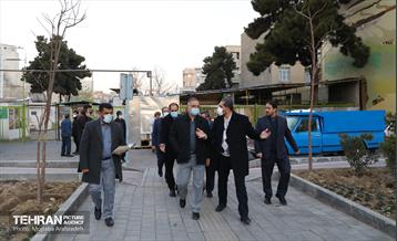 بازدید شهردار تهران از منطقه ١٠