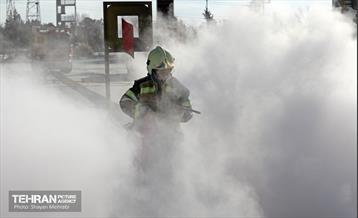 دوره آموزشی آتش‌نشانی ویژه خبرنگاران 8