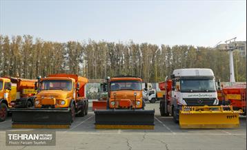 مانور برف روبی شهرداری منطقه 5