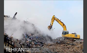 سومین روز عملیات امداد ونجات حادثه پلاسکو -2 3