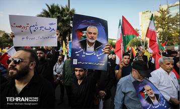 اجتماع مردم تهران در محکومیت جنایت رژیم صهیونیستی 44