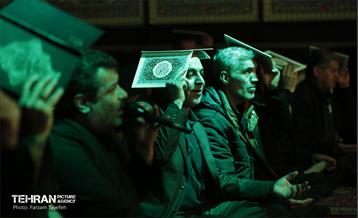 مراسم احیا شب ۲۳ ماه رمضان و تشییع شهید گمنام در حسینیه یرکی های مقیم تهران 5