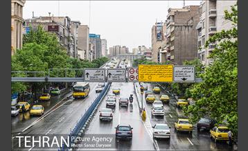 بازگشایی پل کریمخان پس از مرمت 1