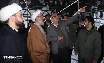 بازدید شهردار تهران از مسجد شهید بهشتی 8