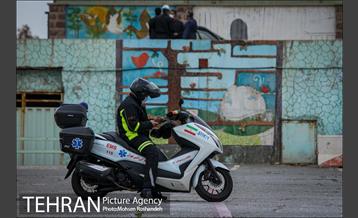 مانور خودرویی عملیات برف روبی شهرداری تهران 15