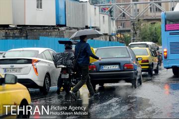 بارش باران پاییزی در تهران 28