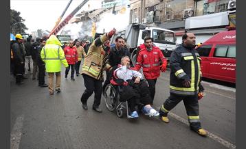 سومین روز عملیات امداد ونجات حادثه پلاسکو -5 16