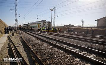 برخورد دو قطار متروی کرج - تهران 1