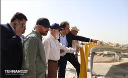 بازدید رئیس شورای شهر تهران از کلان‌پروژه بزرگراه یادگار امام(ره) 10