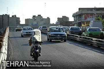بازگشایی نیمه جنوبی پل کریمخان 14