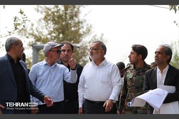 بازدید سرزده شهردار تهران از پروژه‌های عمرانی 17