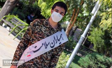 رزمایش مبارزه با اپیدمی کووید ۱۹ در منطقه ۸ 5