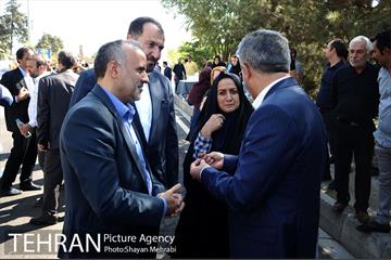 افتتاح پل غیر همسطح بزرگراه شهید چمران (پل شهید نوروزی) با حضور شهردار تهران 1