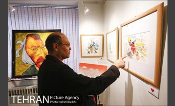 نمایشگاه خیریه کارتون و کاریکاتور نقش مهربانی 14