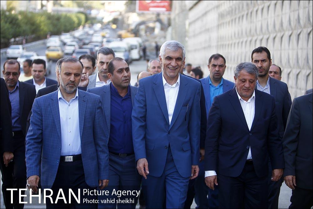 بازدید شهردار تهران از پروژه های عمرانی شهر تهران 11