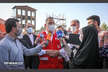 آیین گرامیداشت روز آتش نشان با حضور شهردار تهران 81