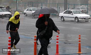 بارش باران پاییزی در تهران 18