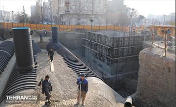 بازدید معاون فنی و عمرانی شهرداری تهران از پروژه‌های منطقه هشت 12