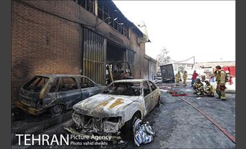 آتش سوزی در کارخانه رنگ  21