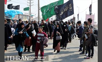 ارائه خدمات نیرو های خادم الحسین (ع) در مرز شلمچه 36