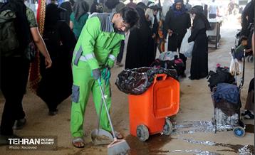 خدمات نیروهای پاکبان شهر تهران در اربعین حسینی 23