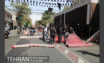 برگزاری مراسم سوگواری سالار شهیدان امام حسین (ع) در محلات منطقه 15 10