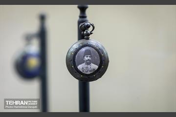 ساعت جیبی سه در، زنگ زن، کوکی متعلق یه قرن 19 میلادی با تصویر کامران میرزا پسر ناصر الدین شاه