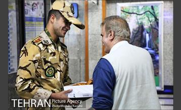 گرامیداشت روز ارتش در ایستگاه مترو دانشگاه امام علی 1