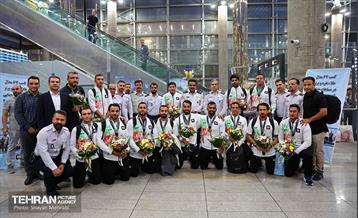بازگشت تیم آتش‌نشانی شهرداری تهران از مسابقات بین‌المللی دانمارک 12