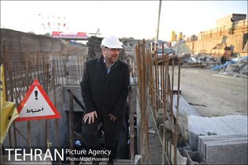 بازدید شهردار تهران از بخش میانی خط 7 مترو 10
