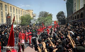 خیمه سوزان ظهر عاشورا در چهار راه گلوبندک  22
