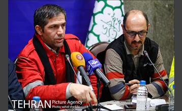 نشست خبری آتش سوزی ساختمان اداری میدان ولیعصر(عج) 3