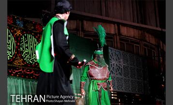 اجرای تغزیه اباعبدالله الحسین در میدان ولیعصر(عج) 8