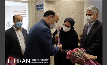 بازدید شهردار منطقه شش از بیمارستان فیروزگر و شرکت شهر سالم 2