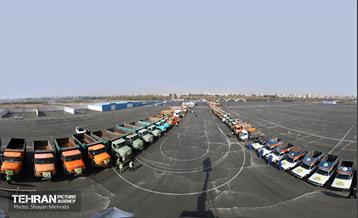 مانور برف روبی منطقه 19 شهرداری تهران 1