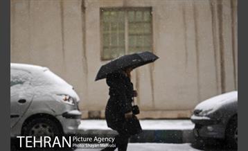 برف پاییزی در تهران 33