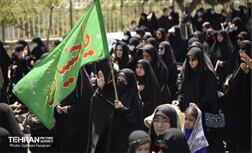 دسته عزاداری دانشگاه امام صادق(ع) در ظهر تاسوعا 34