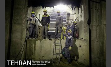 بازدید محسن هاشمی از خط 10 مترو 13