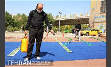 نماز ظهر عاشورا مسجد قائم(عج) منطقه هفت