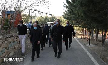 بازدید شهردار تهران از کمربند سبز تهران 18